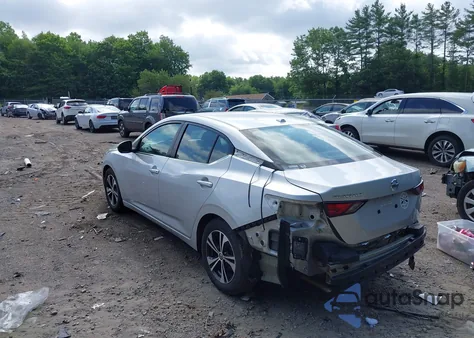 2021 Nissan Sentra Sv Xtronic Cvt z USA, uszkodzony, nr VIN 3N1AB8CV7MY270538